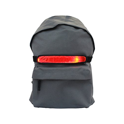 iQualTech Rucksack LED Fahrradlicht – Universal-Fit für alle Rucksacktypen - 2