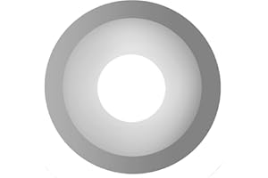 QTACIE Wood Turning Chisels Tips Ci5 8.9mm(1/3 inch) Round Carbide Tipped Wood Turning Tools Tungsten Carbide Cutters Inserts Blade Set for Woodturning Lathe Tools,R8.9×1.85mm, 10pcs