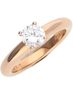 Esprit Damen Fingerring 925 Silber Rosegold Grace ESRG91608C