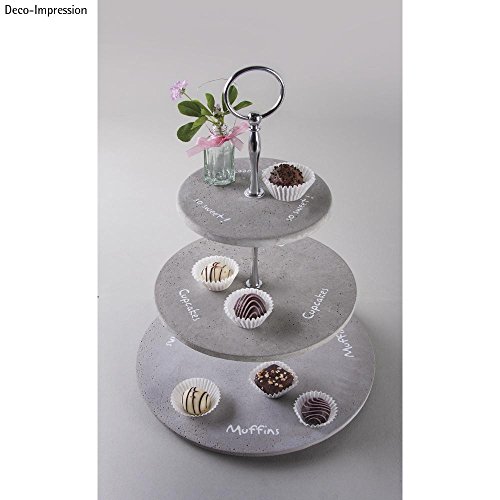 RAYHER 34237000 Metall Etageren Bausatz „Classic“, 11 teilig, Metall, Silber, 19 x 8 x 1.6 cm - 2