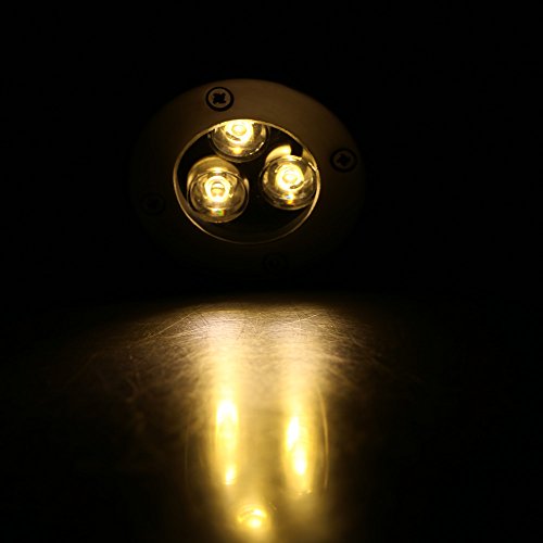 Lixada 3W LED Boden lampe Burie Light Garten licht Hof Lampe Spot Landschaft Licht IP67 wasserdicht AC 85-265V - 3