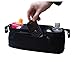 *** !!! MEGA CHRISTMAS DEAL !!! *** BABUNO Stroller Organiser Bag ? Storage System for Parents that Fits Majority of Pushchairs, Prams, Car Seats & Bikes ? Premium Quality Black Diaper Baby Bag with Insulated Bottle/Cup Holders ? LIFETIME GUARANTEE ? Love It or It's FREE!