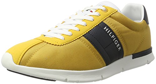 Tommy Hilfiger T2285OBIAS 9C, Zapatillas para Hombre, Amarillo (Honey Gold 800), 43 EU
