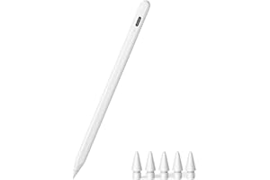 Rpanle Lápiz para iPad(2018-2025), Carga Rápida,con Rechazo de la Palma de la Mano, Sensibilidad a la Inclinación, Compatible con i-Pad 11/10/9/8/7/6, Air M3/M2/5/4/3, i-Pad Pro M4 13" 12.9" 11"