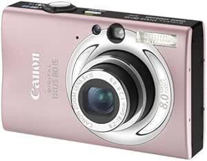 Canon Digital IXUS 80 IS Camera - Pink (8.0MP, 3x Optical Zoom) 2.5 inch LCD