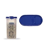 tupperware eidgenossen plus löffel 1a TUPPER Behälter EIDGENOSSE für Trockenvorräte 1,7l --- klar blau