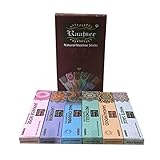 Producto: juego de seis paquetes de variedades que consta de gampa, lavanda, sándalo, rosa japonesa, pachuli, salvia blanca, cada paquete pesa 15 g.
