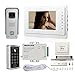 Produktbild 7 inch Home Security Video Doorbell Intercom with Outdoor Camera use Password Open Door Power Supply 600lbs Force Magnetic Lock