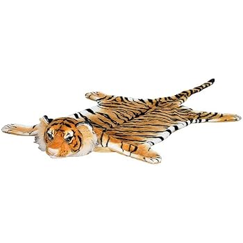 Infactory Tigerteppich Kuschliger Webpelz Vorleger Konigstiger