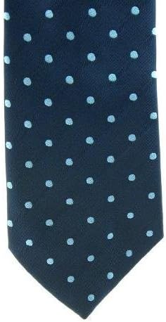 ShowQuest - Horse Showing Tie Medium Spot Child Navy/Pale Blue