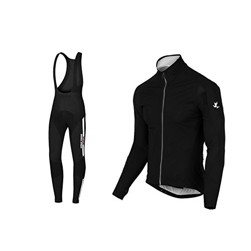 Uglyfrog Maillot de Ciclismo Culotte Ciclismo Hombre Invierno de Manga Larga Jersey + Pantalones Cómodo DTZHB03