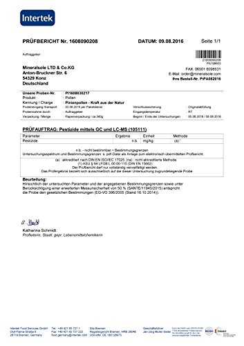 Pine Pollen / Pinien Pollen, Wildsammlung, 99% Zellwandgebrochen,in deutschem Labor auf Schadstoffe geprüft 100g - 2