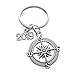Produktbild BESTOYARD Kompass Schlüsselanhänger Charm Taschenanhänger Keychain Graduation Handtasche Tasche