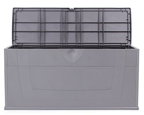 Kissenbox Auflagenbox Gartentruhe Karisma 270 Liter grau abschließbar - 3