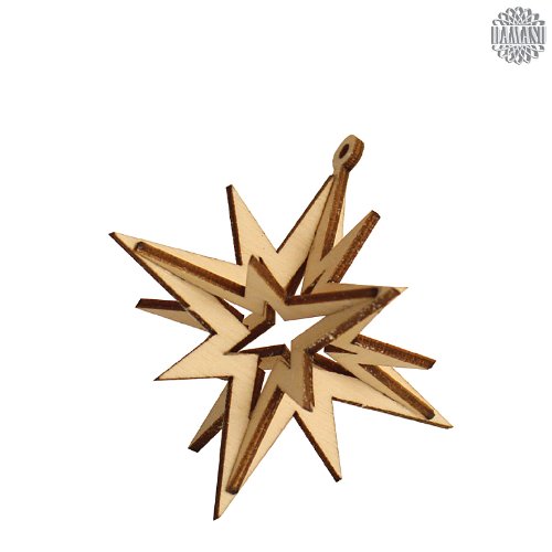 Preisvergleich Produktbild DAMASU BS_KL905, Bausatz-Deko, Set 3D Stern