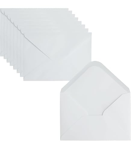 Lot de 50 enveloppes B6-17,5 x 12,5 cm - Gris clair - Fermeture humide avec rabat pointu - 120 g/m² - Pour mariage, cartes de vœux, invitations Lot de 50 enveloppes B6-17,5 x 12,5 cm - Gris clair - Fermeture humide avec rabat pointu - 120 g/m² - Pour mariage, cartes de vœux, invitations