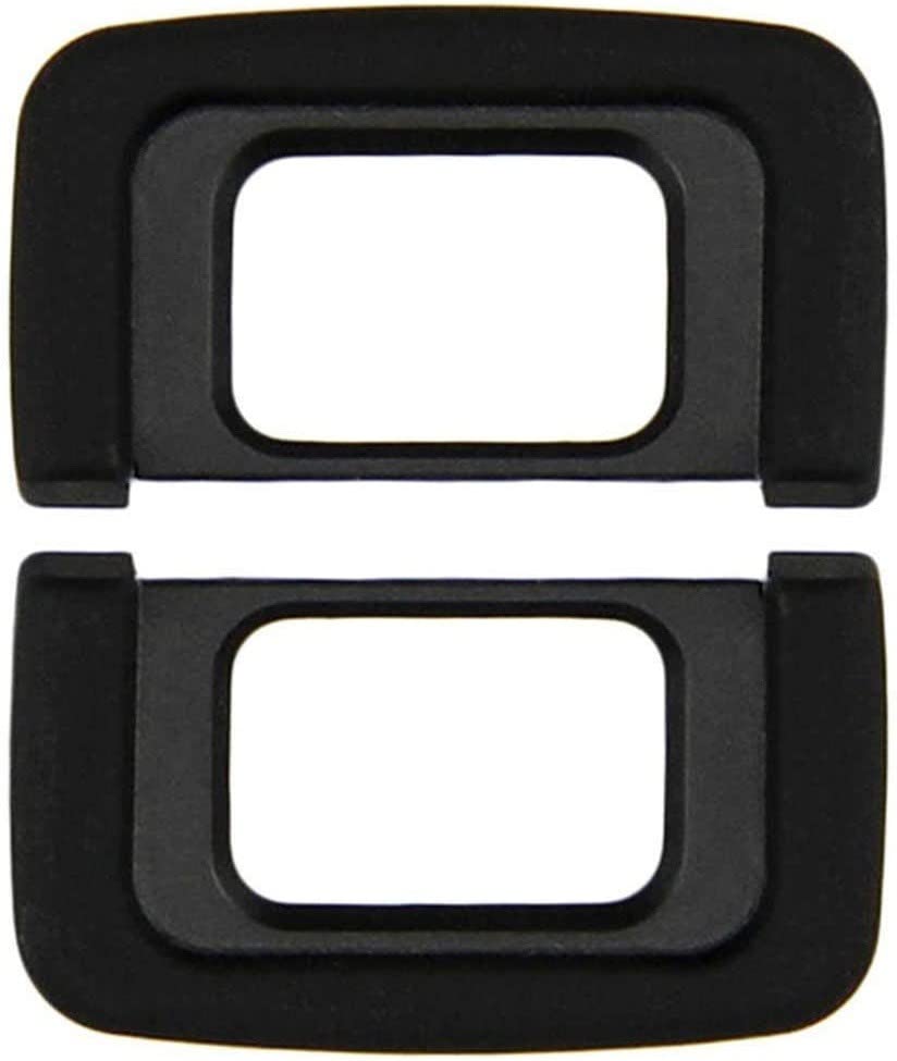 VK Vistook Eyepiece Eyecup Viewfinder Eye Cup Dk-25 Eye Rubber Cap for Nikon D5100/D5200/D5300/D5500/D5500/D5600 (Pack of 2)