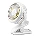 Produktbild Jian E- Kleiner Fan Wiederaufladbare Mini Student Schlafsaal Bett Clip Stummschalten Home Nacht Clip Typ USB Fan Clip Fan kann beim Aufladen optionale Farbe verwendet Werden -/ (Farbe : Weiß)