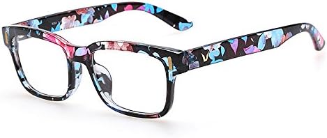 Keysui Fashion Oval Horn Rimmed Clear Lens Glasses