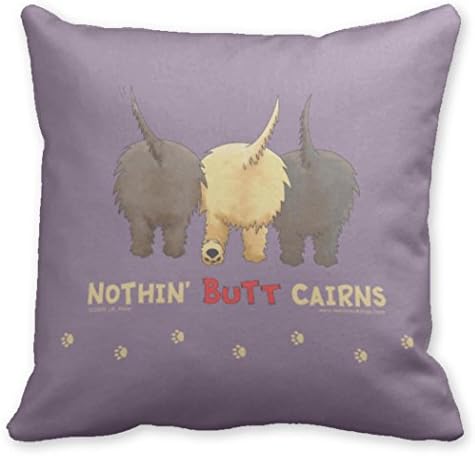 Just Redo Nothin' Butt Cairns Throw Pillow Case Covers Square Decorative Pillows