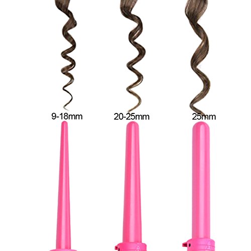 CkeyiN ®3-in-1 Multifunktions Austauschbare Lockenwickler Kit - 6