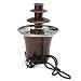 Produktbild Meisijia Tragbare Mini-3-Tier Schokoladen-Brunnen-Maschine Fondue-Maschine beheizte PC Kunststoff-Ausgangspartei-Brunnen EU-Stecker