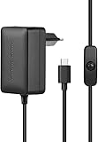 BERLS 5.1V 3A Cavo Caricatore Tipo C, Alimentatore Compatibile con Raspberry Pi 4 Modello B da 1 GB / 2 GB / 4 GB con…