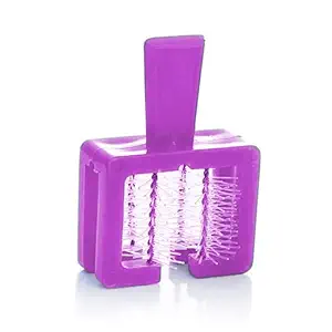 ayushicreationa Hair Brush Comb Cleaner Dirt Remover Anti Skid Handle Embedded Beauty Tools Multipurpose Portable Multicolor Pack of 1