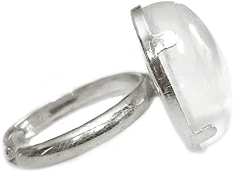 925 Sterling Silver Ring &amp; Rock Crystal