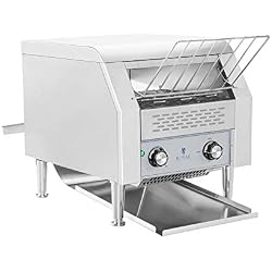 Royal Catering Toaster Grille-Pain Convoyeur Professionnel RCKT-1940 (7 niveaux de vitesse, 3 paramètres de cuisson, 2.200W, jusqu'à 720 tranches de pain par heure)