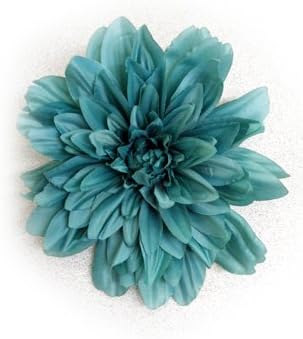 Large Artificial Blue Gerbera Flower Head For Displays - 18cm Various Colours