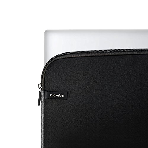 Laptop Hülsen Kasten Beutel 11-15.6 Zoll Wasser-beständiger Neopren weicher Notizbuch Computer Fall Tablette Aktenkoffer Carring Beutel-Abdeckung für Macbook Air Pro / Oberfläche / Notizbuch Computer / Tablette PC / Ultrabook durch Kilokelvin (14.1 schwarz)) - 3
