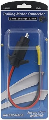 Jarvis Marine Watersnake 12 Volt Battery Trolling Motor Male Connector