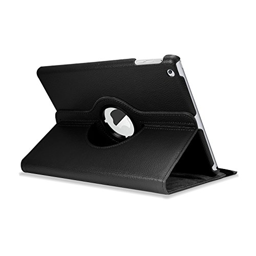 SAVFY iPad Air 2 Hülle Case Schutzhülle 360 Grad Rotation Flip Cover inkl. Displayschutzfolie, Eingabestift für iPad Air 2 iPad 6 - 4