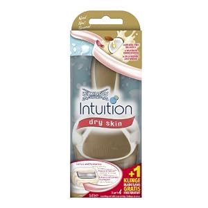 Wilkinson Sword Intuition Variety Edition Shaving Apparatus with 2 Blades and Apparatus Holder