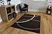 Produktbild Teppich, modernes Swirl Design, Schokobraun und Hellbraun, 160cm x 230cm (5ft 3" x 7ft 6")