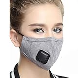 mascarilla con filtro de carbon activado precio Forma ergonómica ： El Puente de nariz es ajustable según tu nariz ， Cómodo de llevar para varias personas