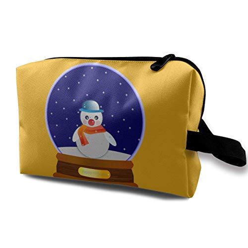 Snowman Magic Makeup Bag Lazy Cosmetic Bag Portanle Travel Handbag