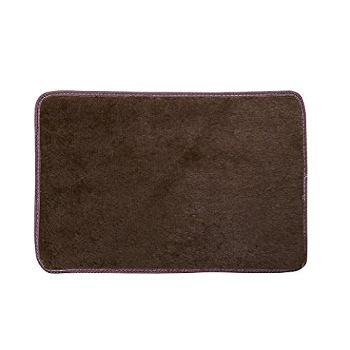 Preisvergleich Produktbild flauschig weich Teppiche Teppiche, vneirw Fashion Wohnzimmer Schlafzimmer Boden Shaggy Teppich Bereich rutschsicheren die Sauberlaufmatten, coffee, 50 x 80 cm