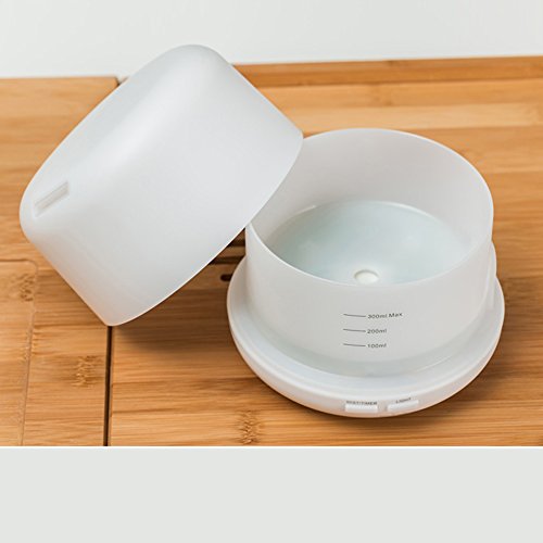 iProtect Luftbefeuchter Ultraschall Aroma Diffuser XL mit 500ml Wasserspeicher und Farbspiel in Weiß - 3