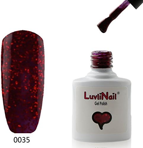 LuvliNail - UV / LED Gel Nail Polish 10ml - Ruby Ritz