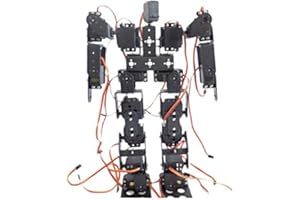 kowaku 17DOF Biped Robotic Educational Robot Kit Servo Soporte Rodamiento de Bolas Negro