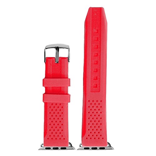 Alexis Hot Pink 38mm Silikon Gummi Watch Band für Apple iWatch Ersatz Interchange wb1101 X 38jb Alexis Hot Pink 38mm Silikon Gummi Watch Band für Apple iWatch Ersatz Interchange wb1101 X 38jb