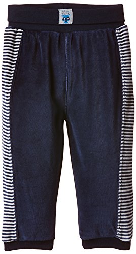 SALT AND PEPPER Baby Boys NB Trousers On Tour uni Nicki Plain Trousers, Blue (night Blue 481), 3-6 Months (Manufacturer size: 68)