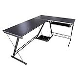 Modernes und einfaches Aussehen steht für jeden Stil der Dekoration. Passend für Schlafzimmer, Büro, Arbeitszimmer, Schule und Wohnzimmer. Die zwei Tischplatte können miteinander umtauschen, um Ihre Platz zu passen.