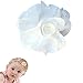 Baby Carnation TruStay Hair Clip - Best No Slip Barrette for Fine Hair (D3-White)