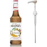 Monin Caramel 700ml Syrup + Monin Syrup Pump