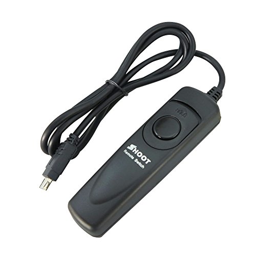 Shoot Fernauslöser Kabelauslöser 3 Meter Kabellänge für Nikon D750, D7100, D7000, D5500, D5200, D5100, D5000, D3300, D3200, D3100, D600, D90 – ähnlich MC-DC2 Kabelfernauslöser - 3