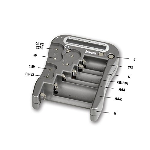 Hama Universal Batterietester für Akkus und Batterien, mit LCD-Anzeige der Restspannung - 5