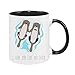 Produktbild I love you like no Otter - hochwertiger Keramik-Kaffeebecher - Cups by t - Kaffeetasse - -Spruchtasse - Tasse mit Spruch - Geschenk